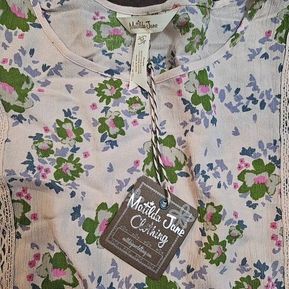 Matilda Jane Women's Let's Go Together Like a Lady Tunic Size Medium - Picture 7 of 9